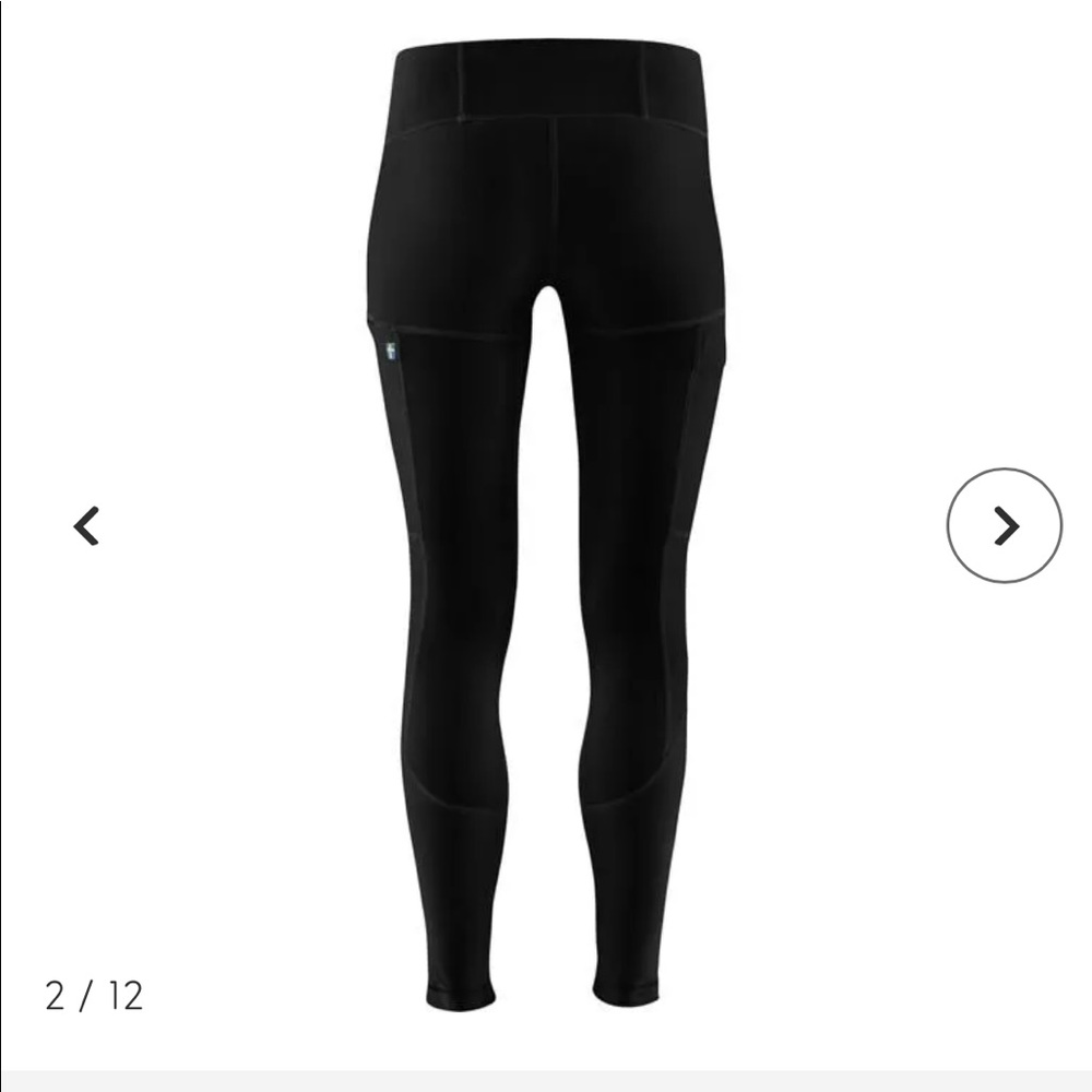 Fjallraven Abisko Trail Black Tights